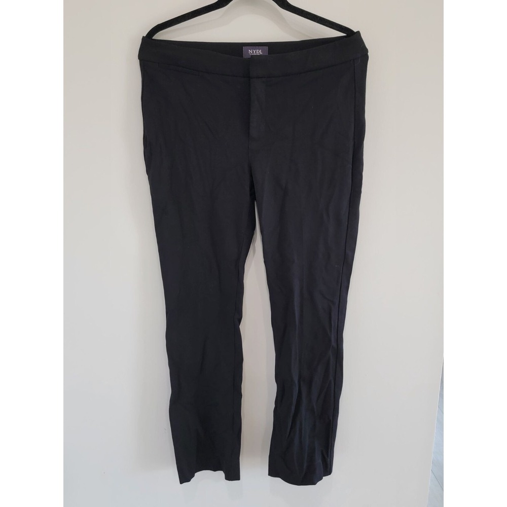 NYDJ Black Lift Tuck‎ Straight Leg Pants Women's Size 8P